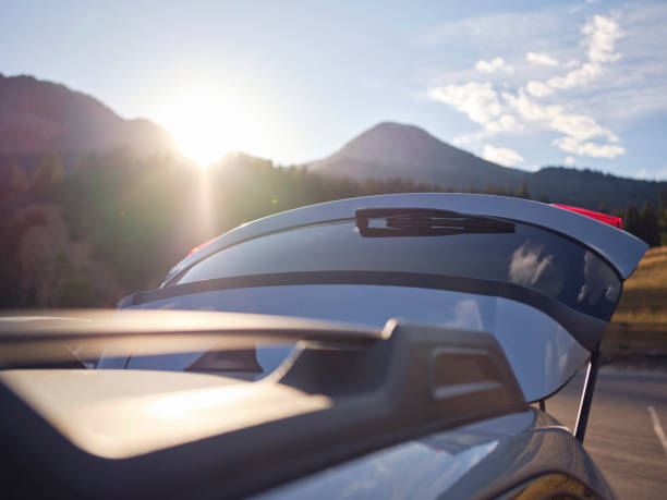 istock Car on a Mountain Road in the Summer 1172546275