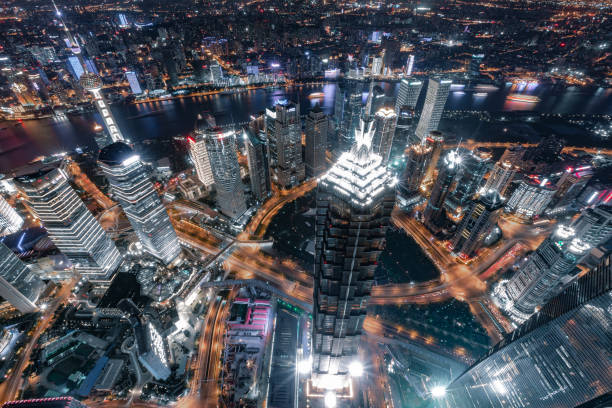 istock Shanghai City View in night 1172548599