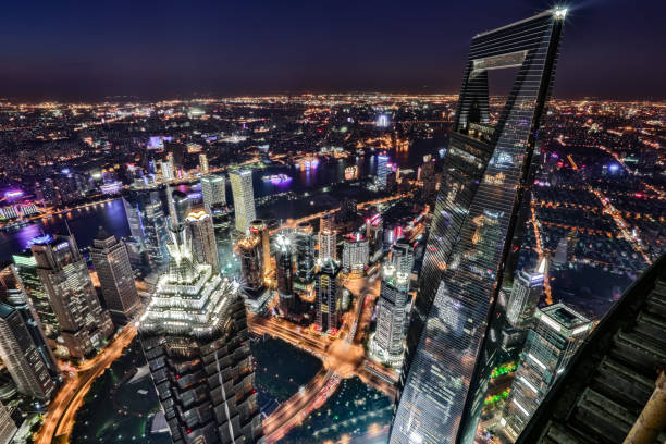 istock Shanghai City View in night 1172548689