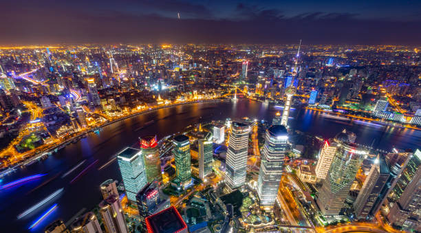 istock Shanghai City View in night 1172548896