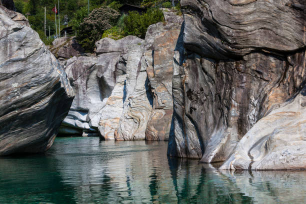 beautiful verzasca valley in switzerland, europe.