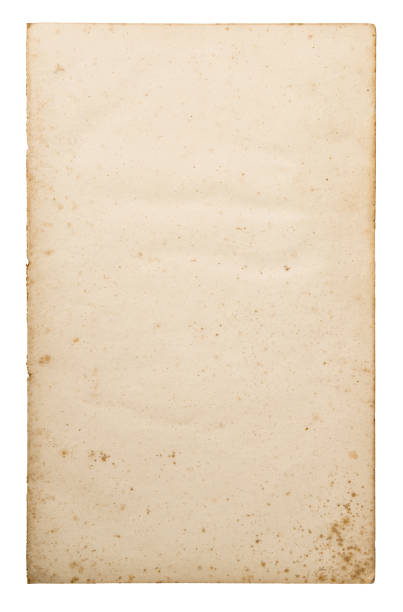 istock Used paper texture background Old book page isolated 1172557132
