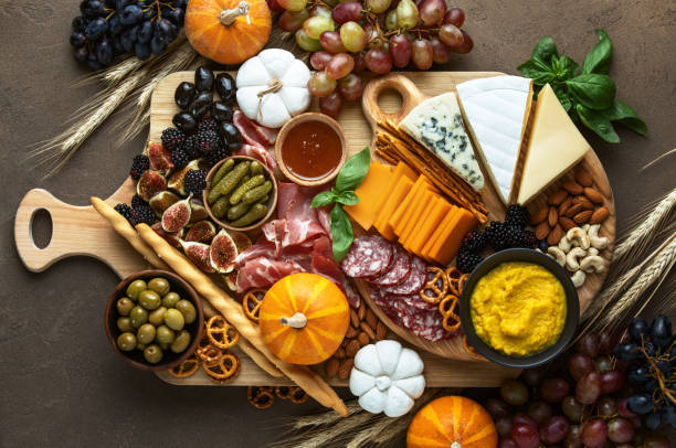 istock Fall party charcuterie board, view from above 1172559609