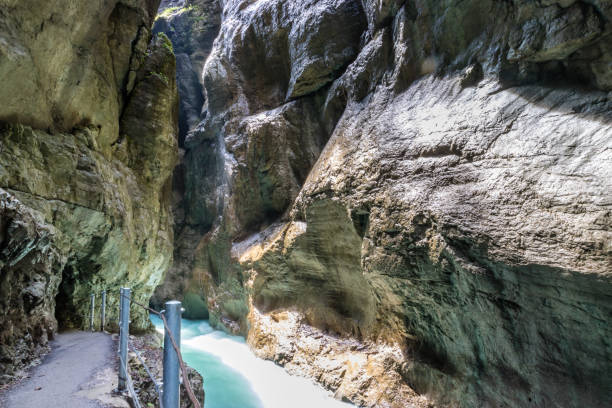 Beautiful view of  Chegem  waterfalls in  the Chegem gorge,  the Caucasus mountains, Kabardino-Balkaria,Russia.