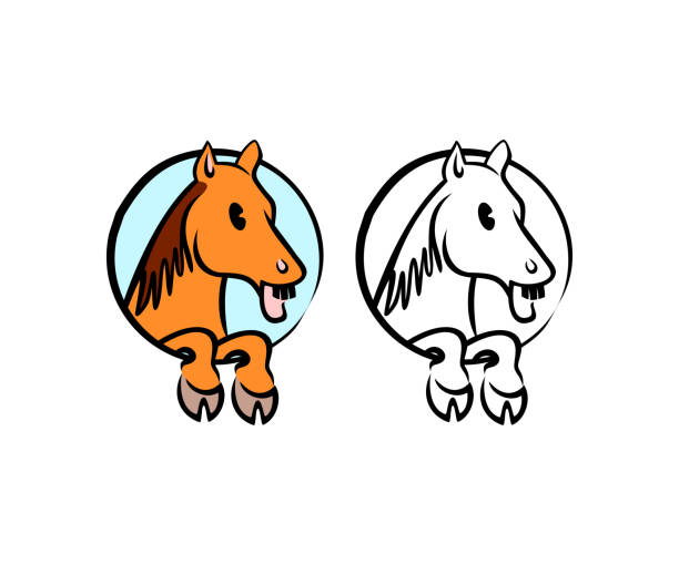 76 Horse Neigh Illustrations & Clip Art - iStock | Horses, Horse jump, Wolf