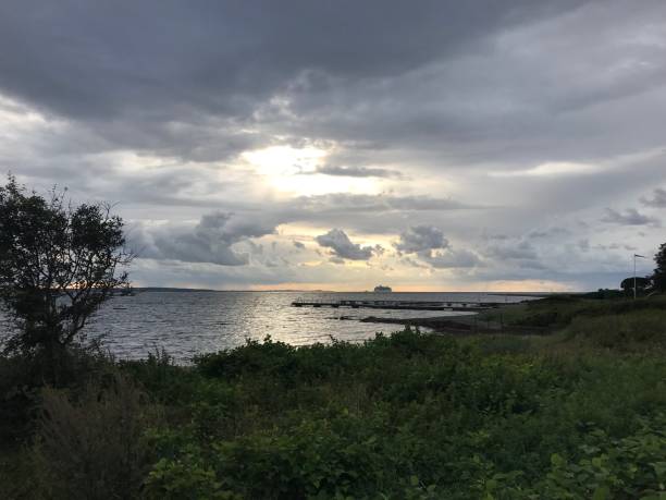 istock The Ferry on the horizon 1172570936