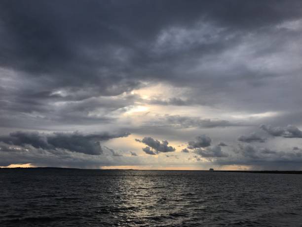 istock The Ferry on the horizon 1172570951