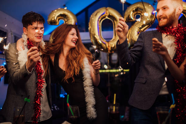 istock Couples celebrating New Year's Eve 1172576051