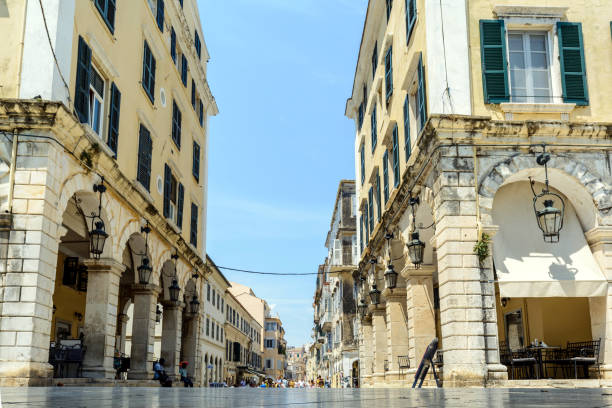 istock Liston Square in Corfu town 1172576956