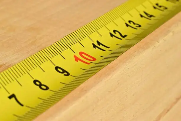 Measurement tape in centimetres