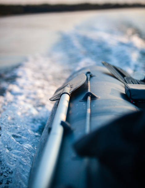 istock Paddle on the side of a boat 1172592238