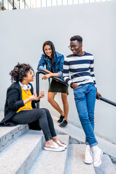 istock Group of millennials outdoors. 1172596517