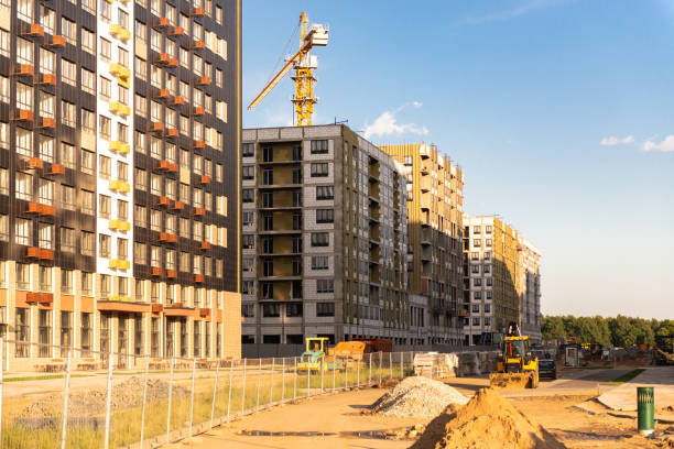istock Construction of houses in Moscow. 1172597153