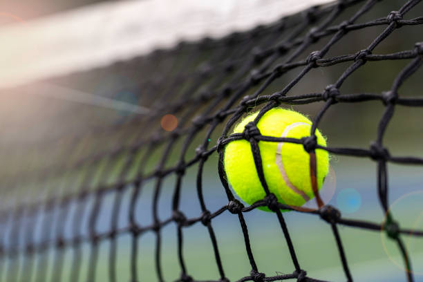 istock Tennis Ball Net 1172601130