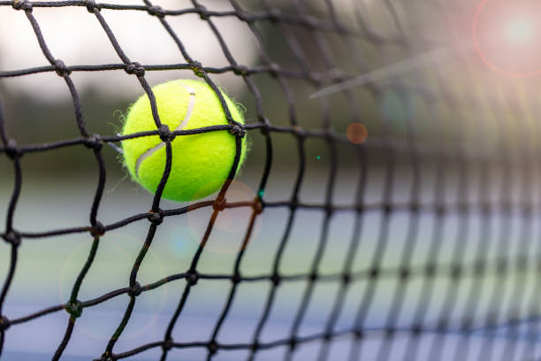 istock Tennis Ball Net 1172601160