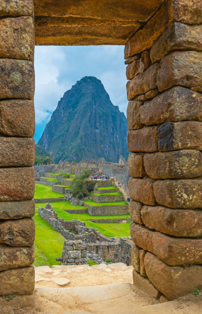 istock Machu Picchu Inca Door, Cusco, Peru 1172602257