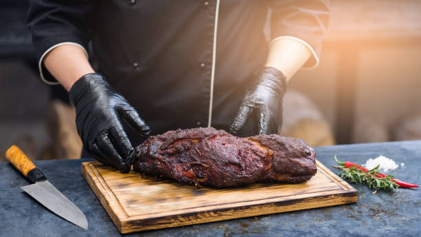 istock grill restaurant kitchen chef smoked pork neck 1172612523