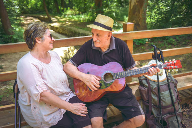 istock Older couple during the hiking 1172613156