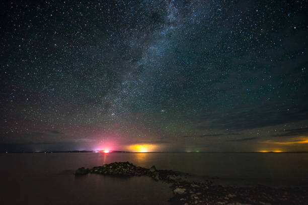istock The Milky Way on the lake 1172618582
