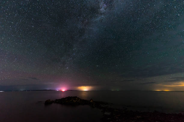 istock The Milky Way on the lake 1172618731
