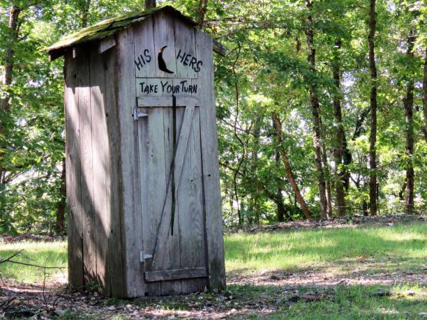 istock outhouse toilet in Ozarks 1172622669