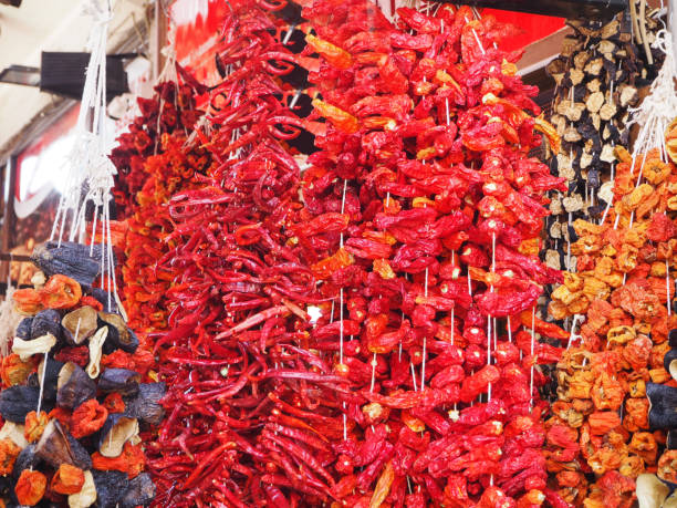 istock Dried colorful peppers for eating in winter 1172639399