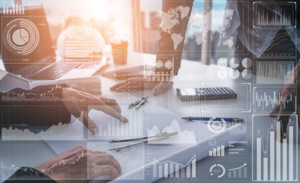 istock Big Data Technology for Business Finance Concept. 1172642280