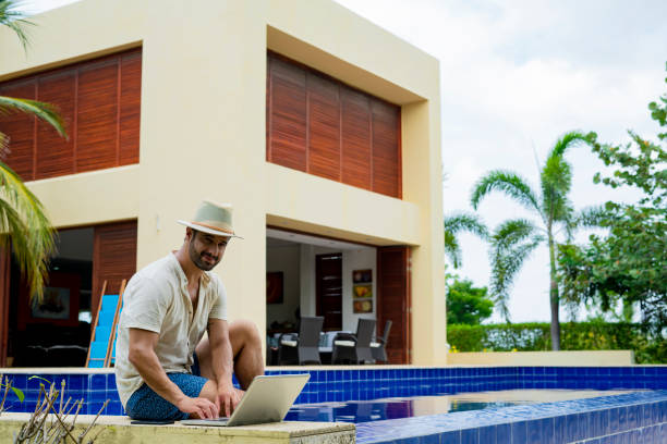 istock Man resting in the hotel 1172650491