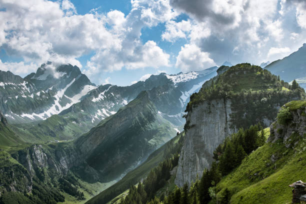 istock Swiss Alps Saentis Mountain Peak Landscape 1172653340
