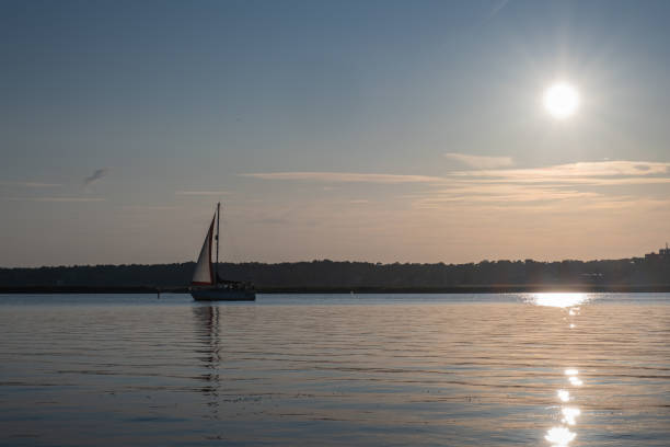 istock Sunset on the river coast, beautiful view sunset, evening at the riverscape 1172653423