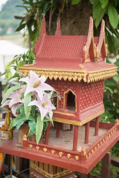 istock LAOS LUANG PRABANG RELIGION SPIRIT HOUSE 1172660202