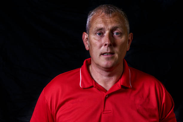 istock Mature blonde man portrait 1172663375