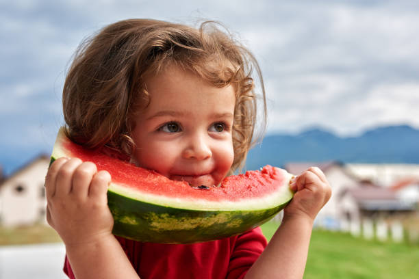 istock So tasty to eat this watermelon 1172663485