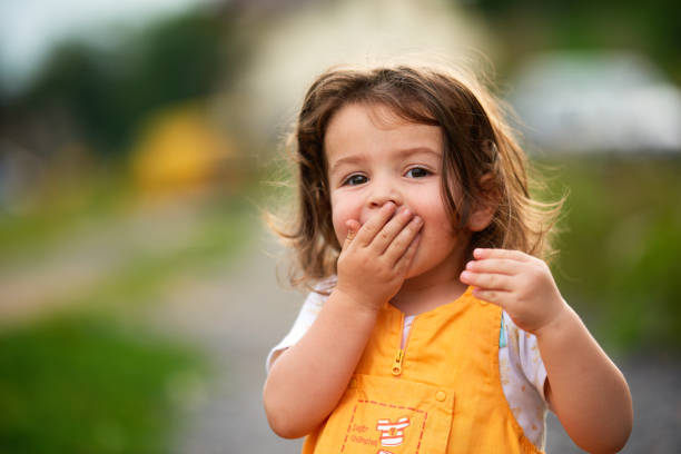 istock Ooooops! Little girl laughing 1172663892