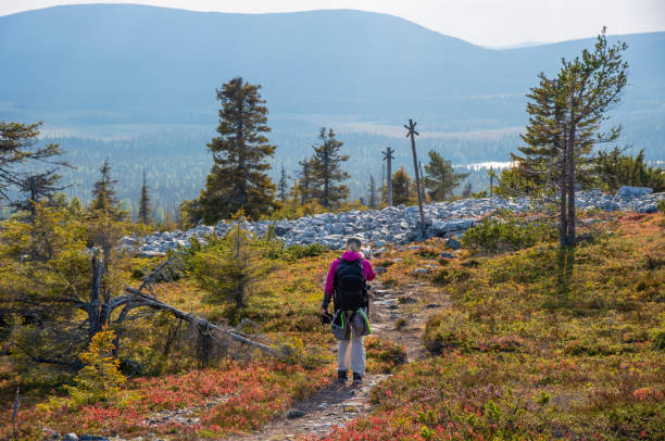 istock Woman hiking on mountain 1172665712