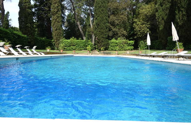 istock Swimming pool in public park 1172667475