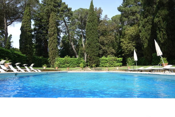 istock Swimming pool in public park 1172667523