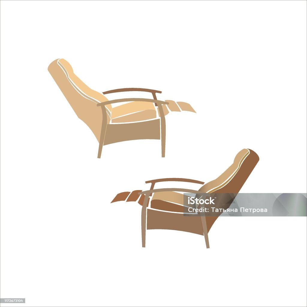 Ghế Thư Giãn Ghế Tựa Được Cách Ly Trên Nền Trắng Đồ Nội Thất Để ...