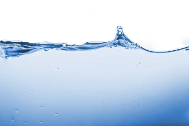 istock Water splash or water wave with bubbles of air on the background. 1172677809