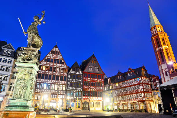 istock Justitia statue in Frankfurt, Germany 1172678067