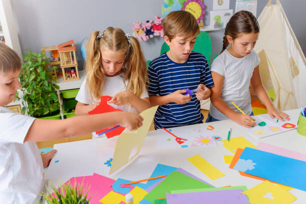 istock Creative kids. Creative Arts and Crafts Classes in After School Activities. 1172681735
