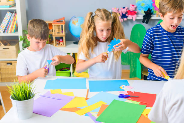 istock Creative kids. Creative Arts and Crafts Classes in After School Activities. 1172681835