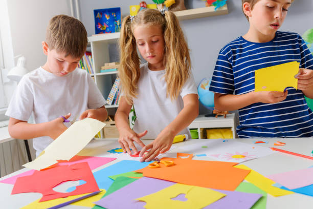 istock Creative kids. Creative Arts and Crafts Classes in After School Activities. 1172681870