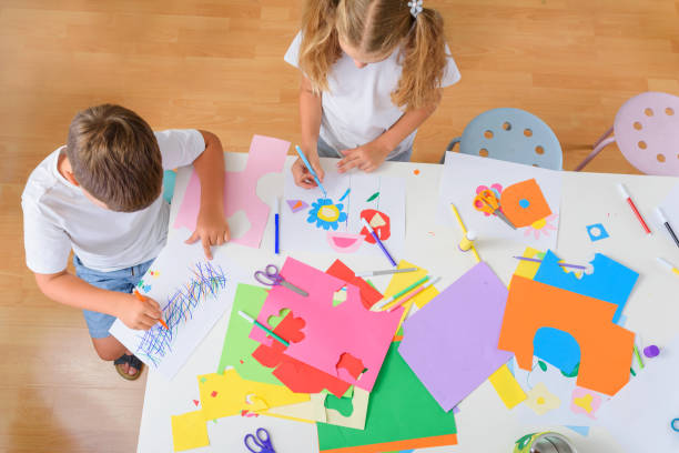 istock Creative kids. Creative Arts and Crafts Classes in After School Activities. 1172682040