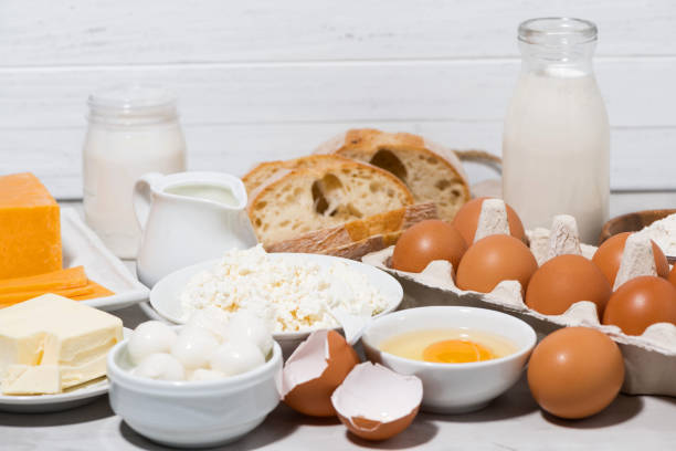 istock assortment of fresh dairy products, closeup 1172685316