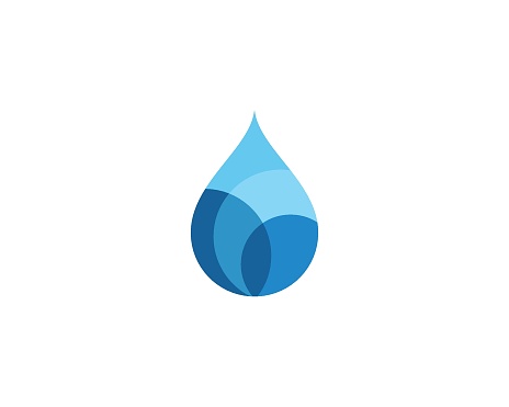 Water drop Template vector illustration design