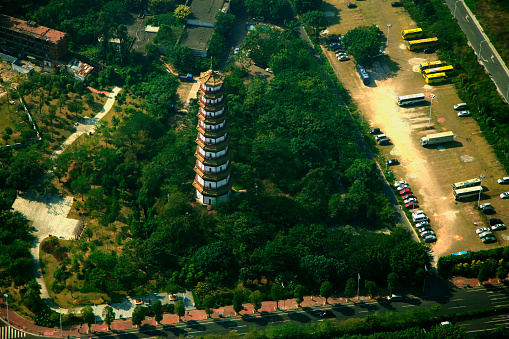 Flower Pagoda of temple of Six Banyan Trees, Guangzhou, China republic