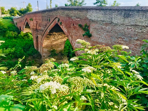 Ancient brick bridge