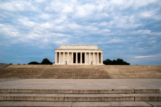 The Lincoln Memorial in Washington, DC in the morning.