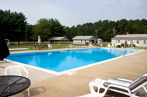 Community pool in rural location